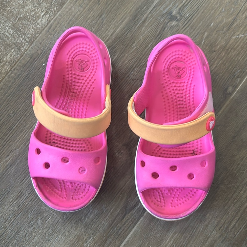 Kids Pink and Tan Water-Friendly Sandals